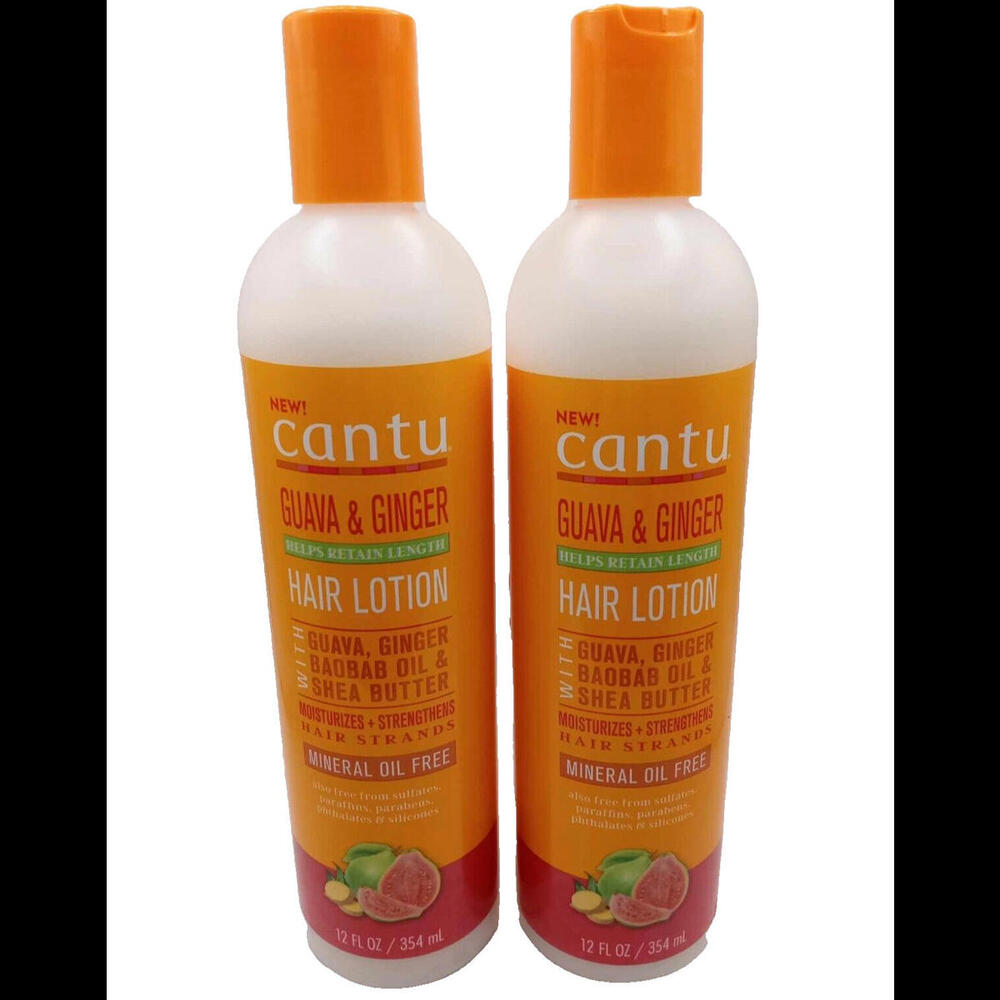 Cantu Guava & Ginger Hair Lotion Moisturize Strength 12oz. - Pack of 2